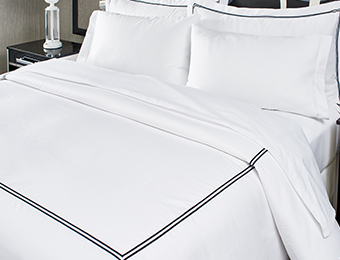The More Style The Better: Black Embroidered Duvet Cover